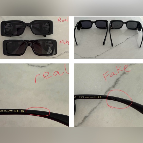 TIPS ON AUTHENTICITY OF GUCCI , CHANEL , VERSACE , ETC SUNGLASSES - Picture 10 of 16